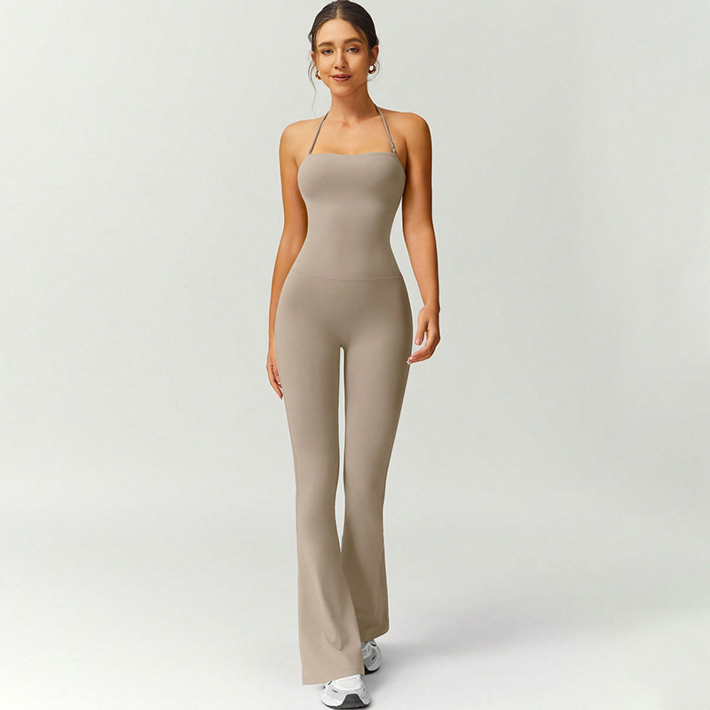High-Stretch Seamless Yoga Jumpsuit