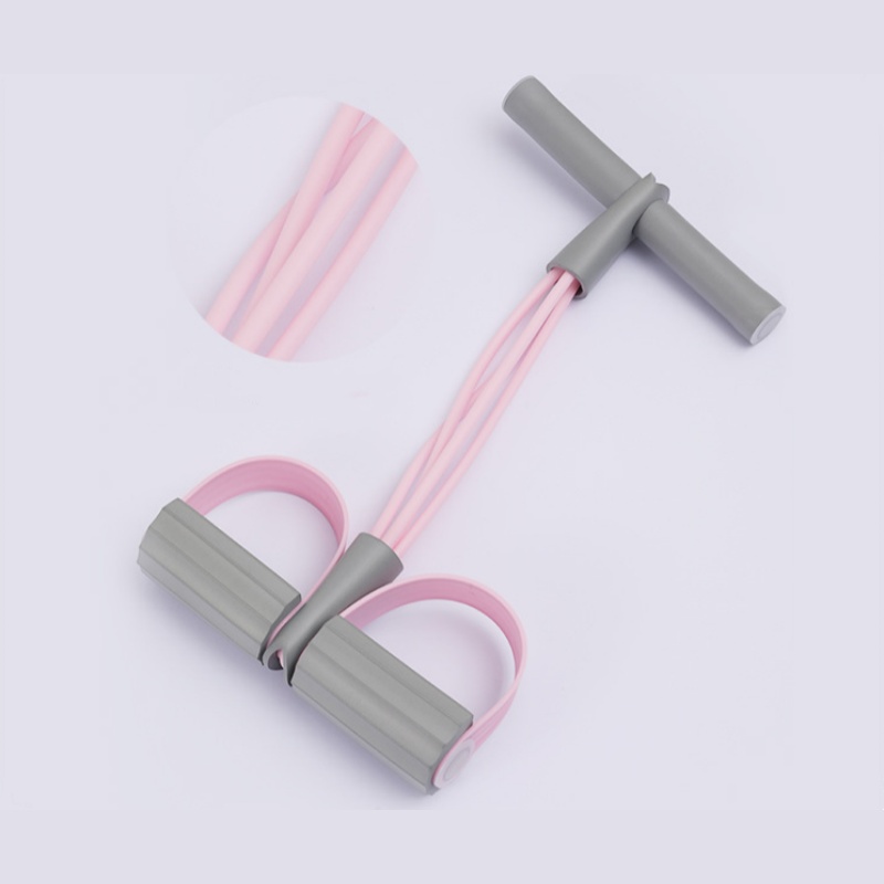 Abdominal Pull Cord Trainer with Foot Pedals