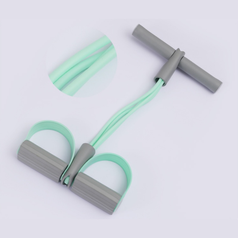 Abdominal Pull Cord Trainer with Foot Pedals