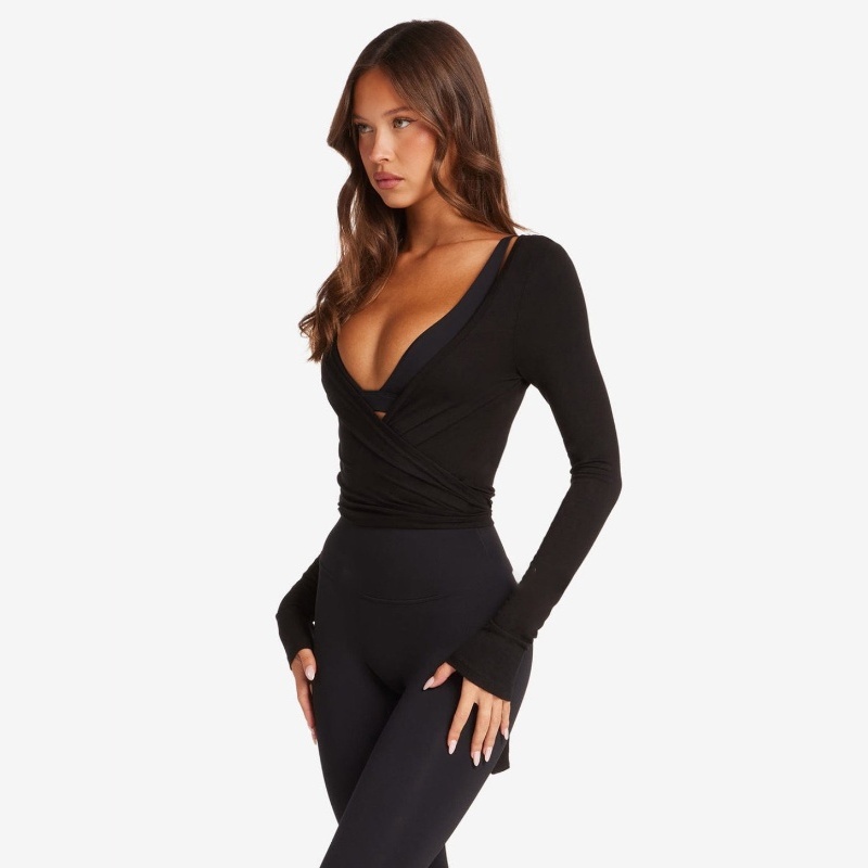 Trendy Long Sleeve Slim Top for Women 