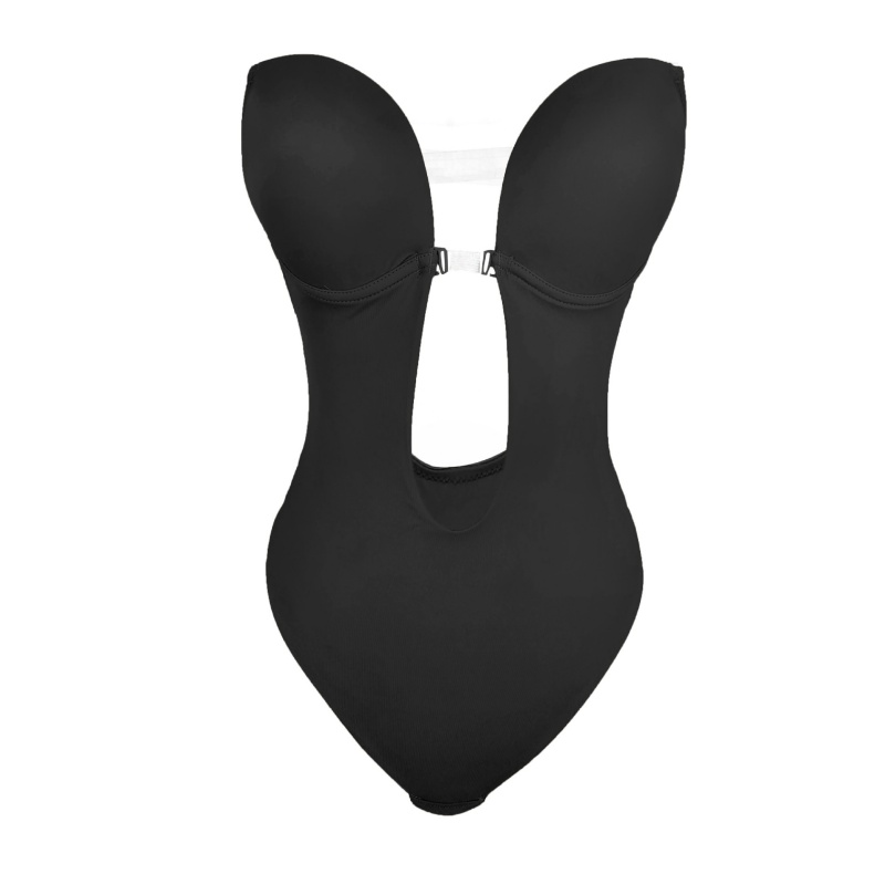 Deep V Bodysuit Backless Body Shaper