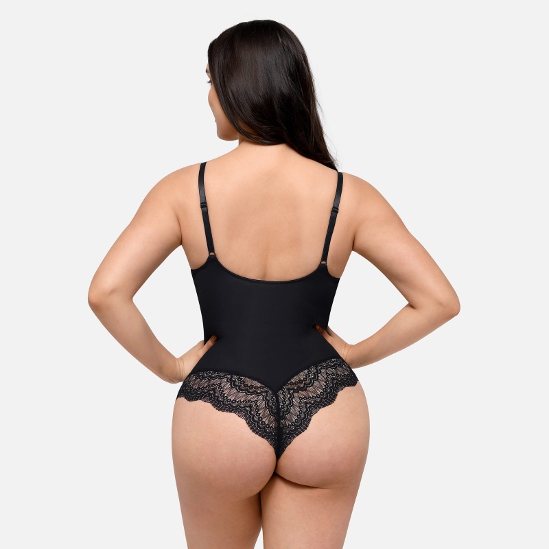 Low-back Ultra-versatile Lace Bodysuit