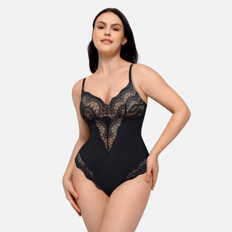 Low-back Ultra-versatile Lace Bodysuit
