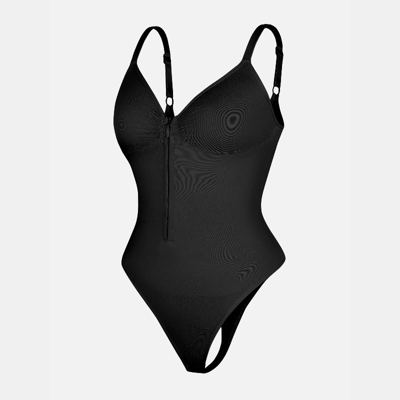 Seamless Shaping Tummy Control Zipper Bodysuit
