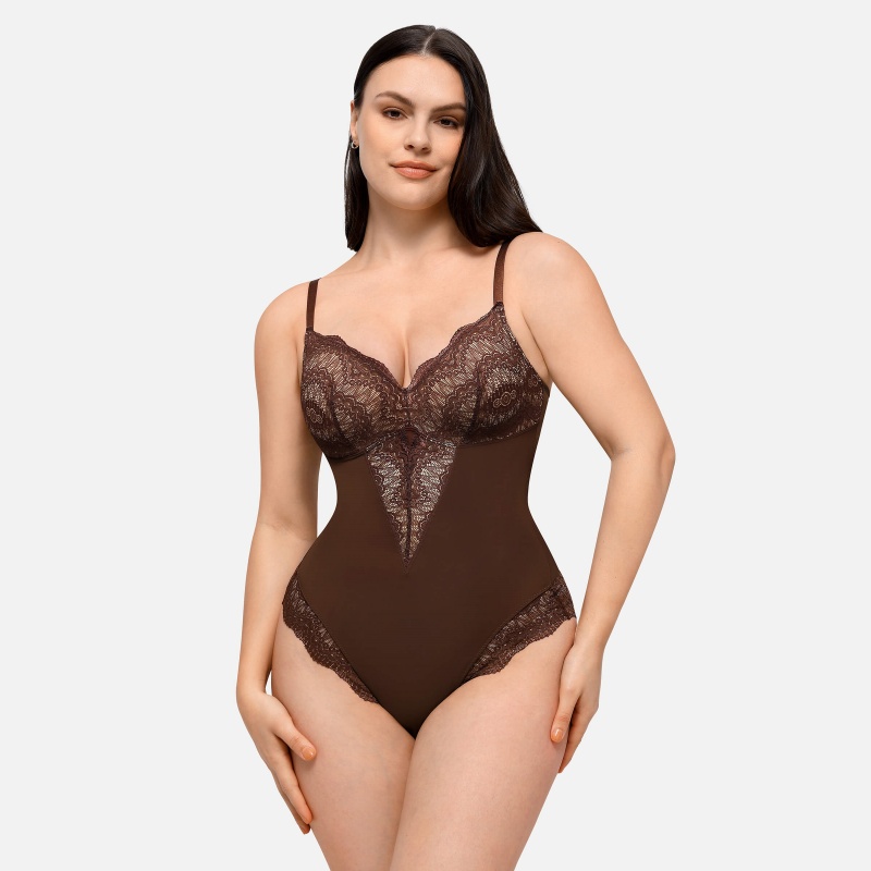 Low-back Ultra-versatile Lace Bodysuit