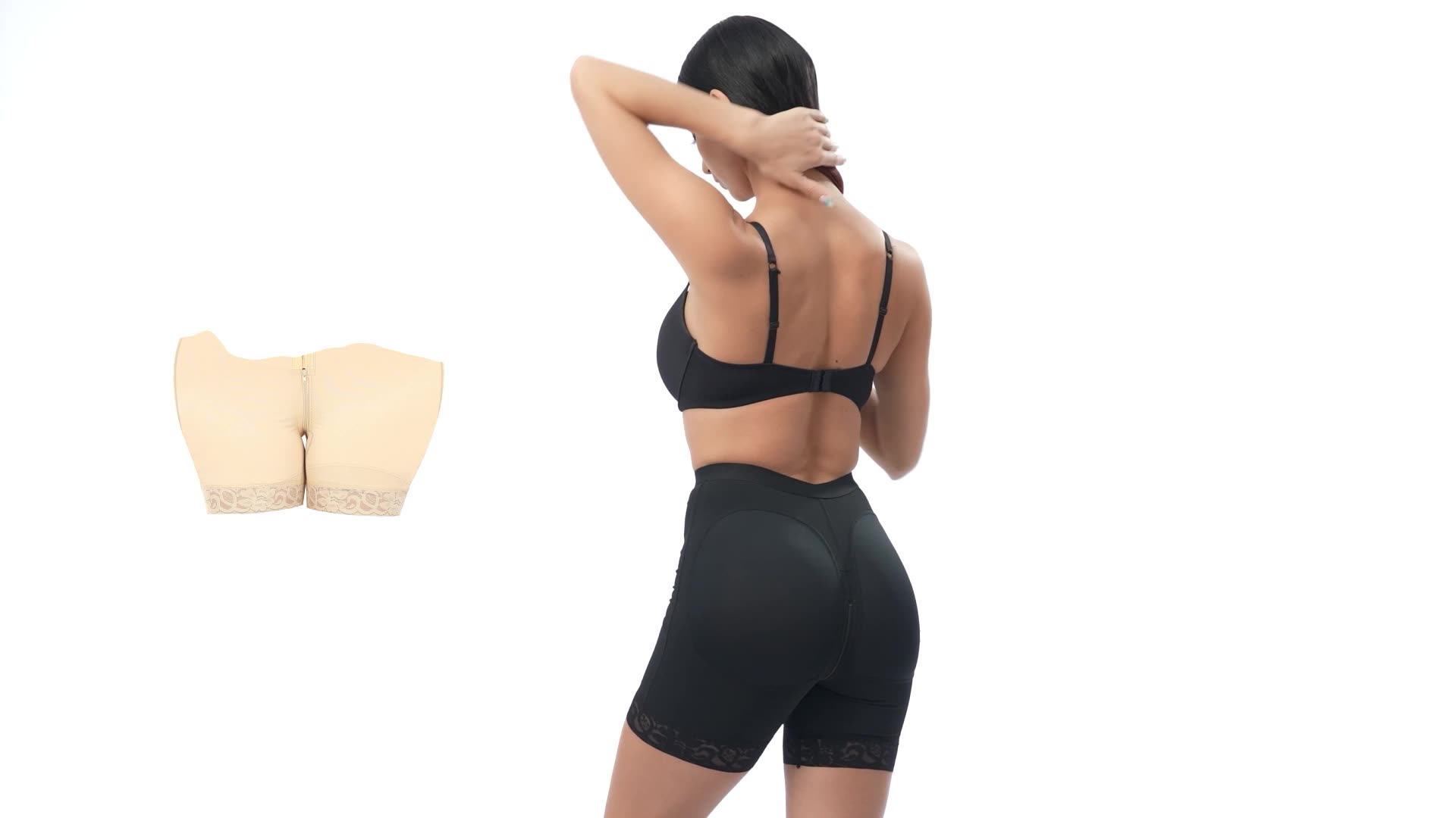 Zipper Crotch Butt-Lifting & Tummy Control Shaping Pants