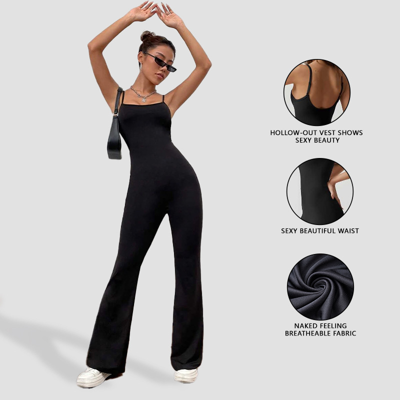 Sleeveless Yoga Jumpsuit