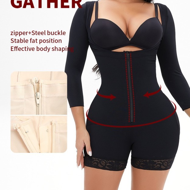 Adjustable Strap Waist Slimming Bodysuit