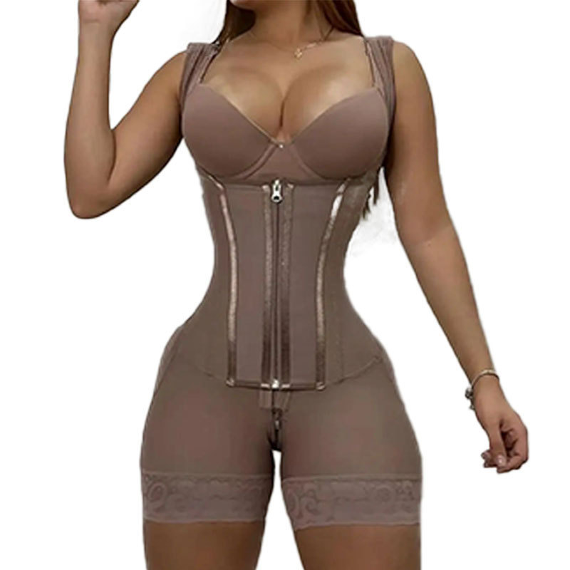 Hourglass Shaping Bodysuit with Wide Shoulder Straps