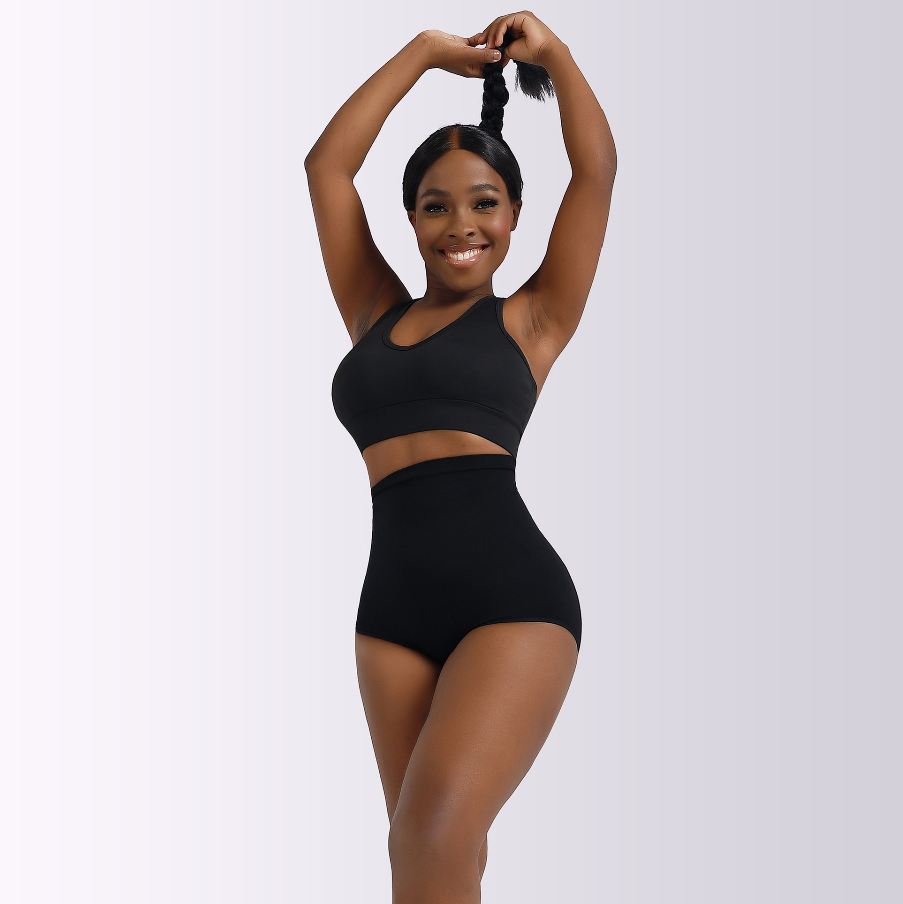 High-Waist Tummy Control Body Shaper Shorts