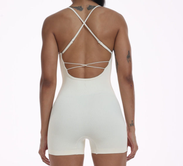 Backless Workout Jumpsuit