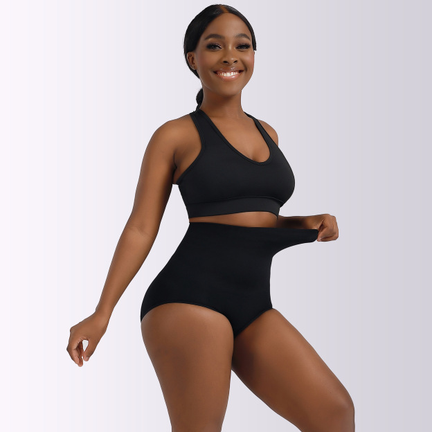 High-Waist Tummy Control Body Shaper Shorts