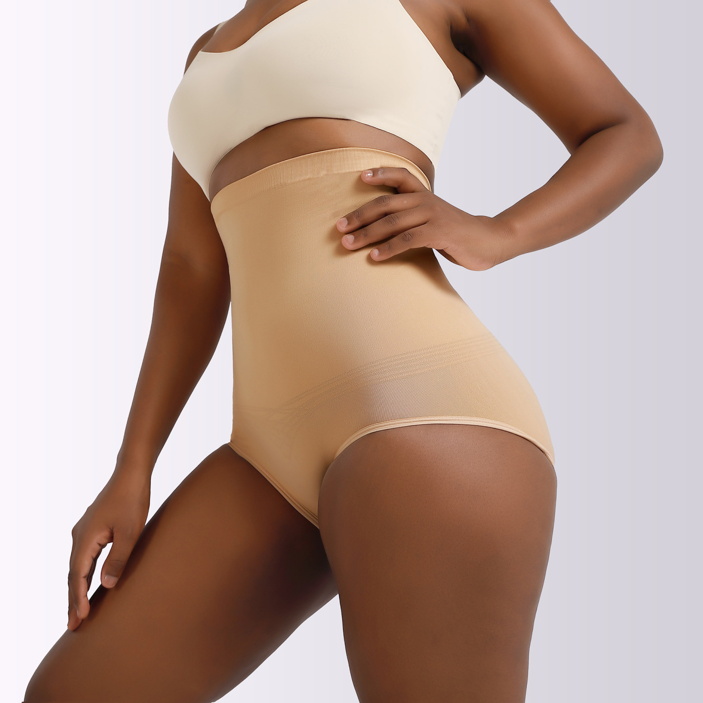 High-Waist Tummy Control Body Shaper Shorts