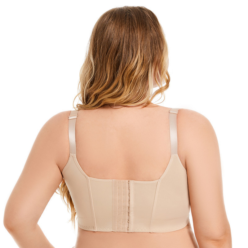 Adjustable Deep V Back Sports Bra (Anti-Sag, Lift Design)