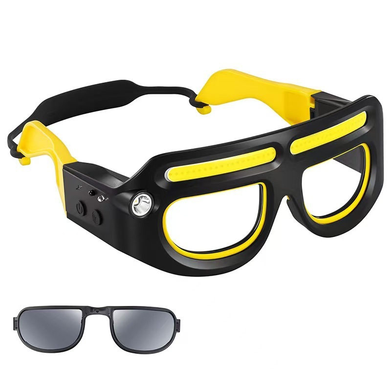 COB LED Sensor Headlamp Glasses 🔦