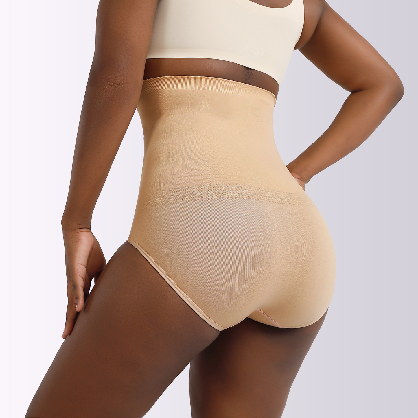 High-Waist Tummy Control Body Shaper Shorts