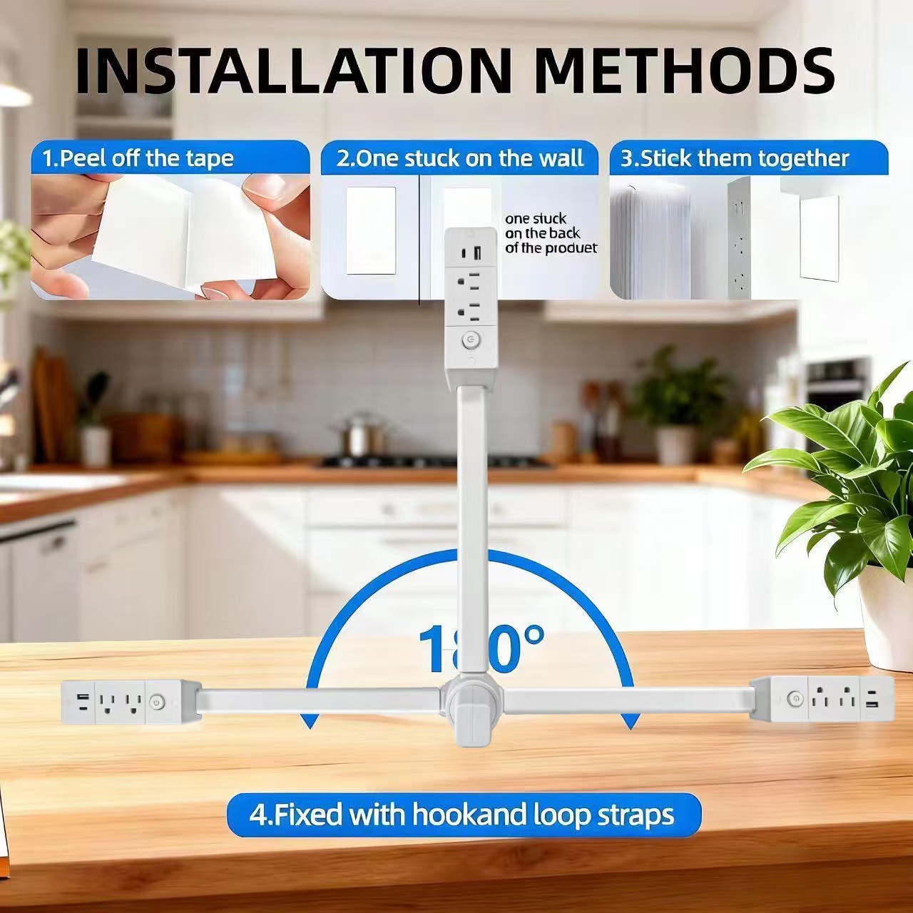 Electrical Outlet Extender for Sofa and Bedside