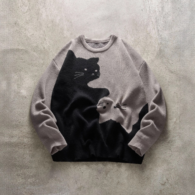 Cozy Cat Crewneck Sweater