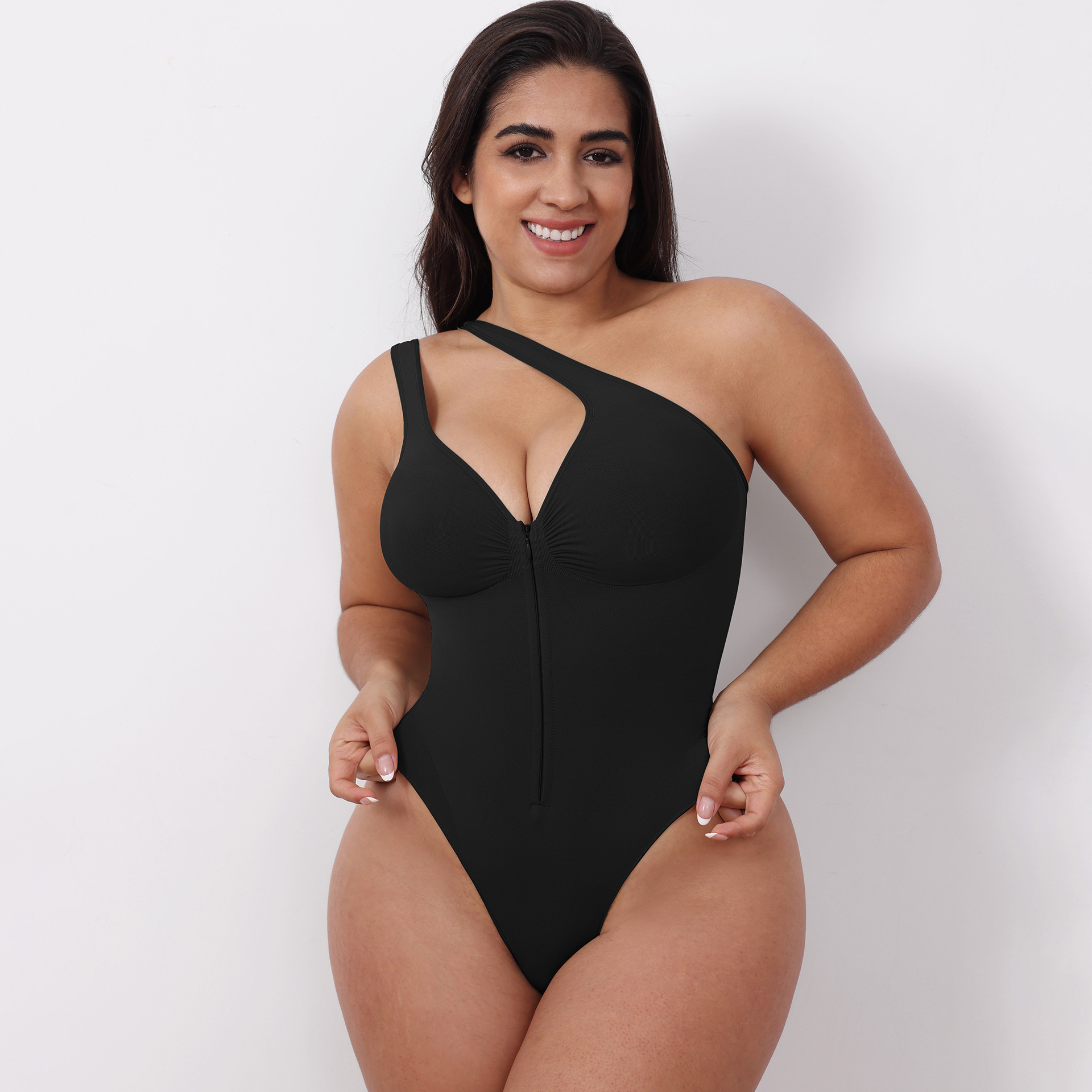 Seamless Body Shaper Tummy Control Camisole Bodysuit