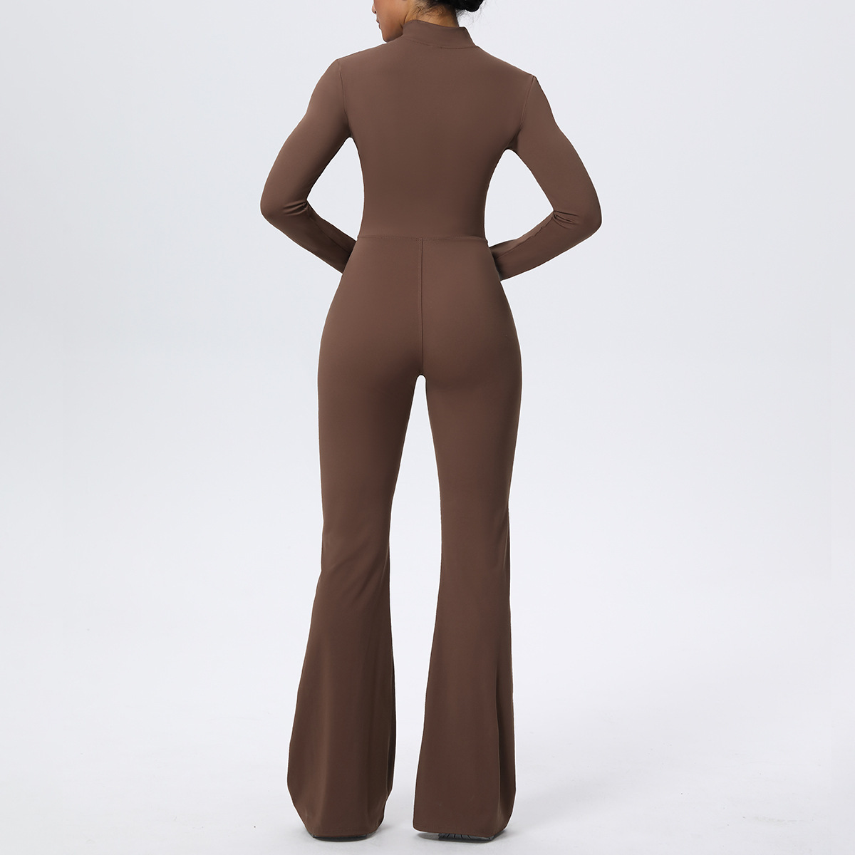 Cloud-Feel Long Sleeve Seamless Yoga Jumpsuit