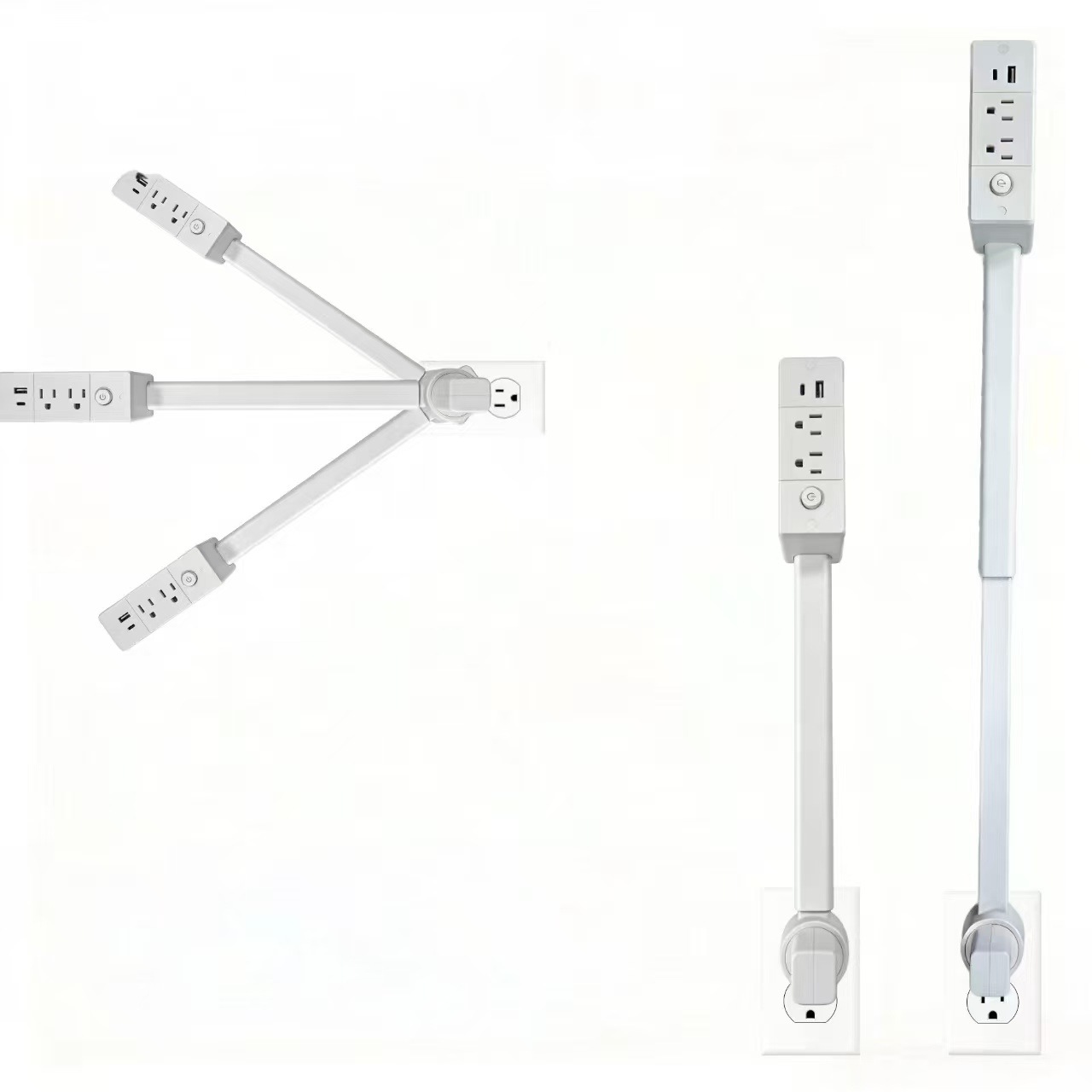 Electrical Outlet Extender for Sofa and Bedside
