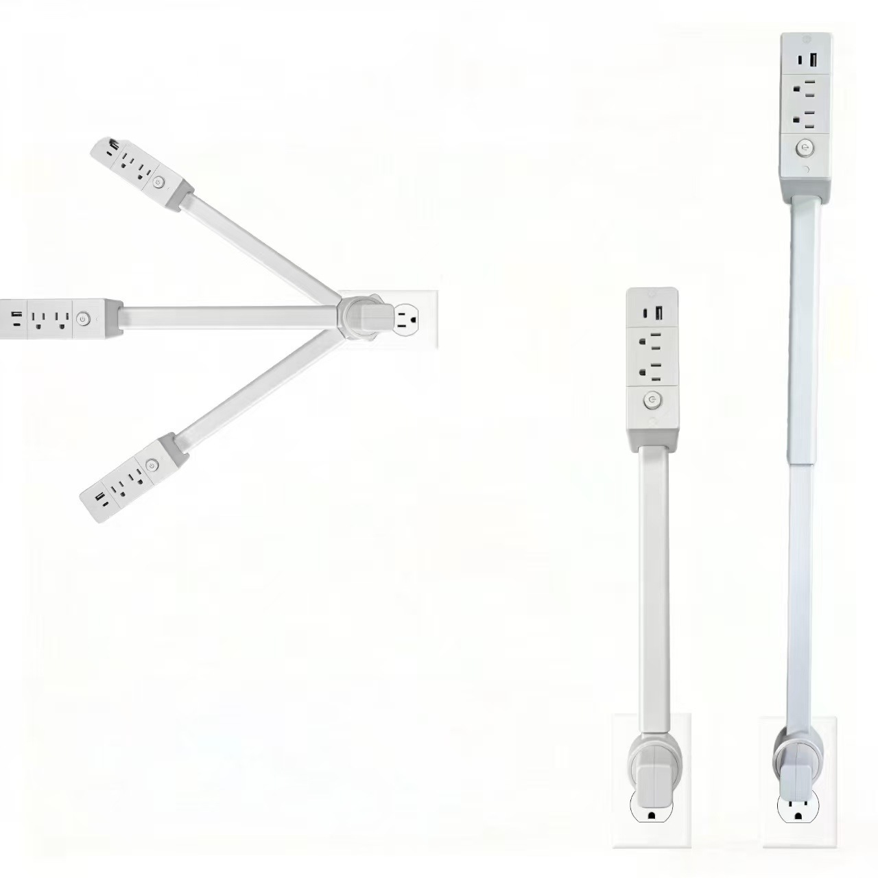 Electrical Outlet Extender for Sofa and Bedside