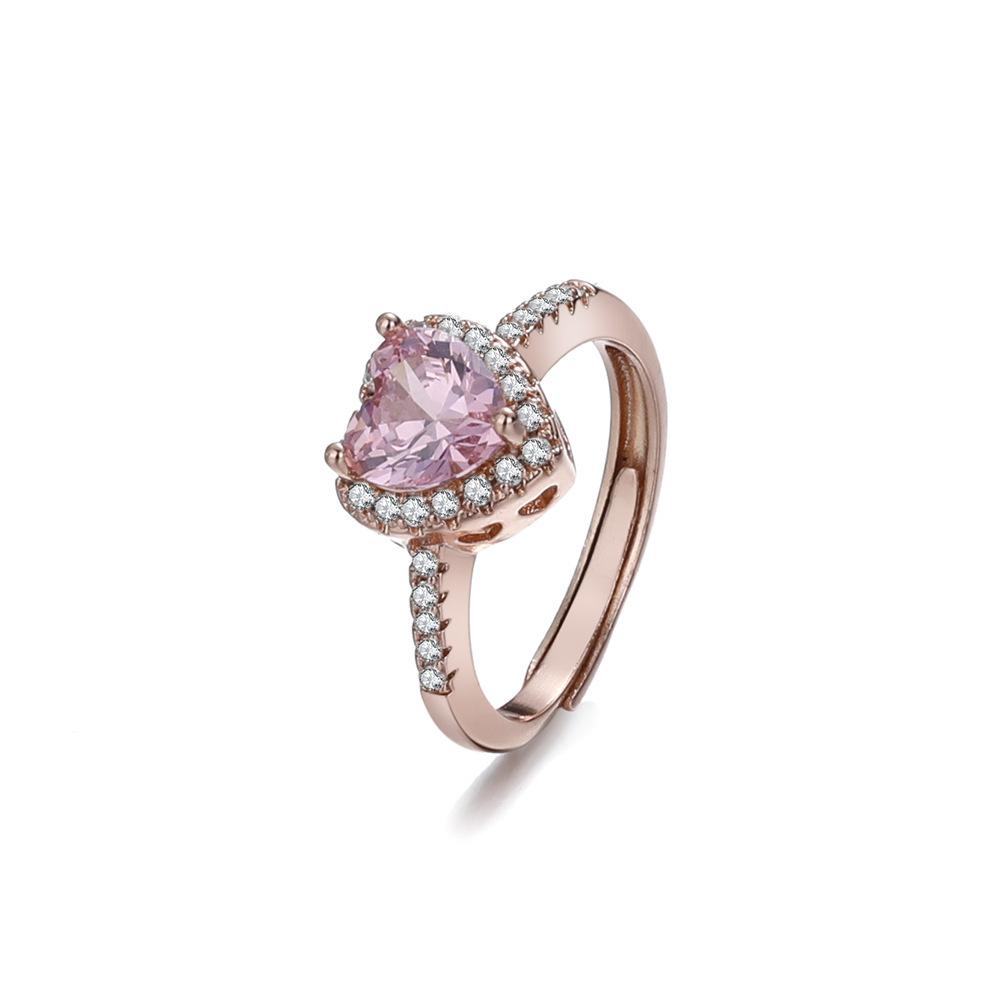 Luxury 1 Carat Heart Cut Simulated Diamond Statement Ring