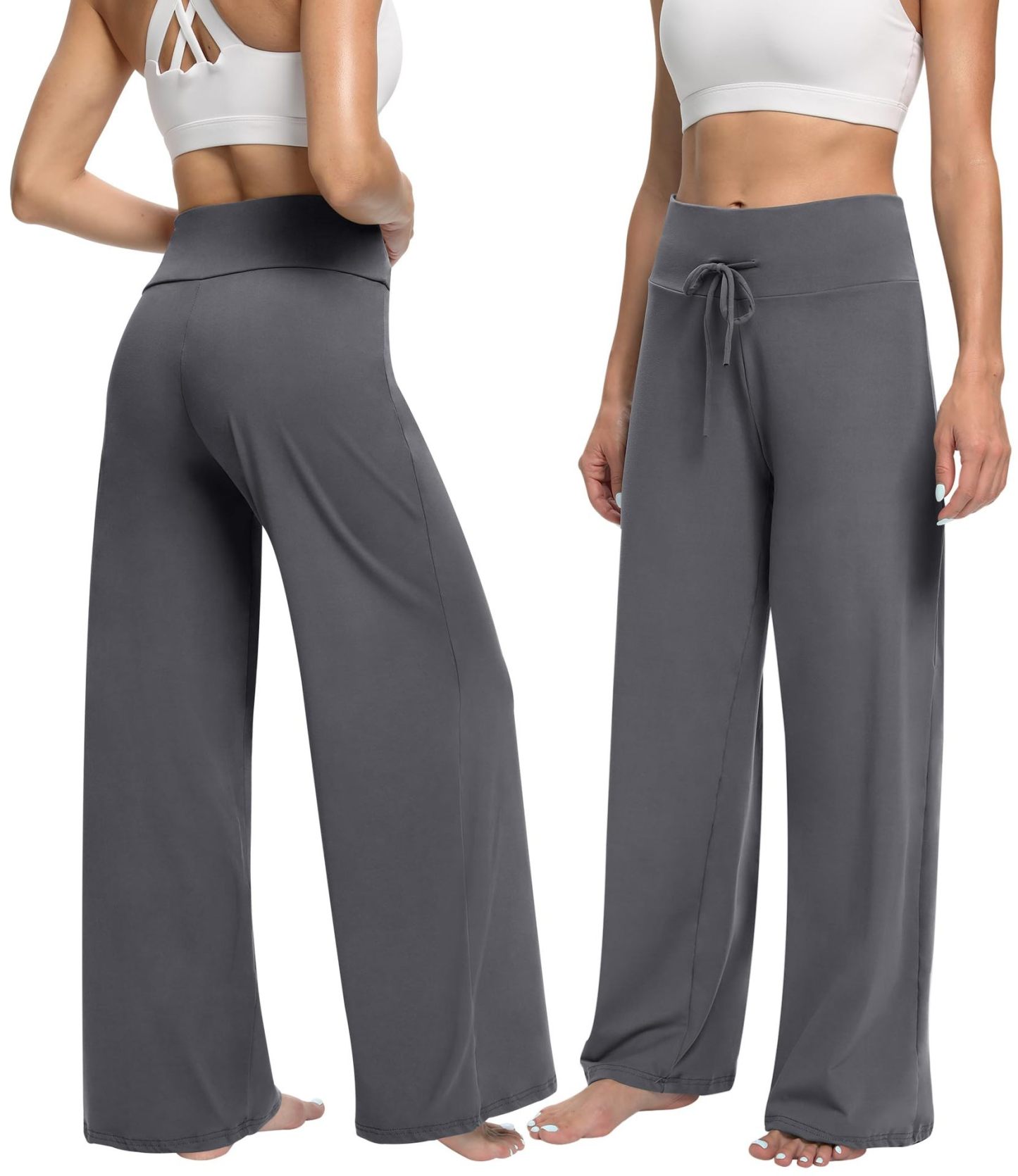 Wide-Leg Workout Yoga Pants