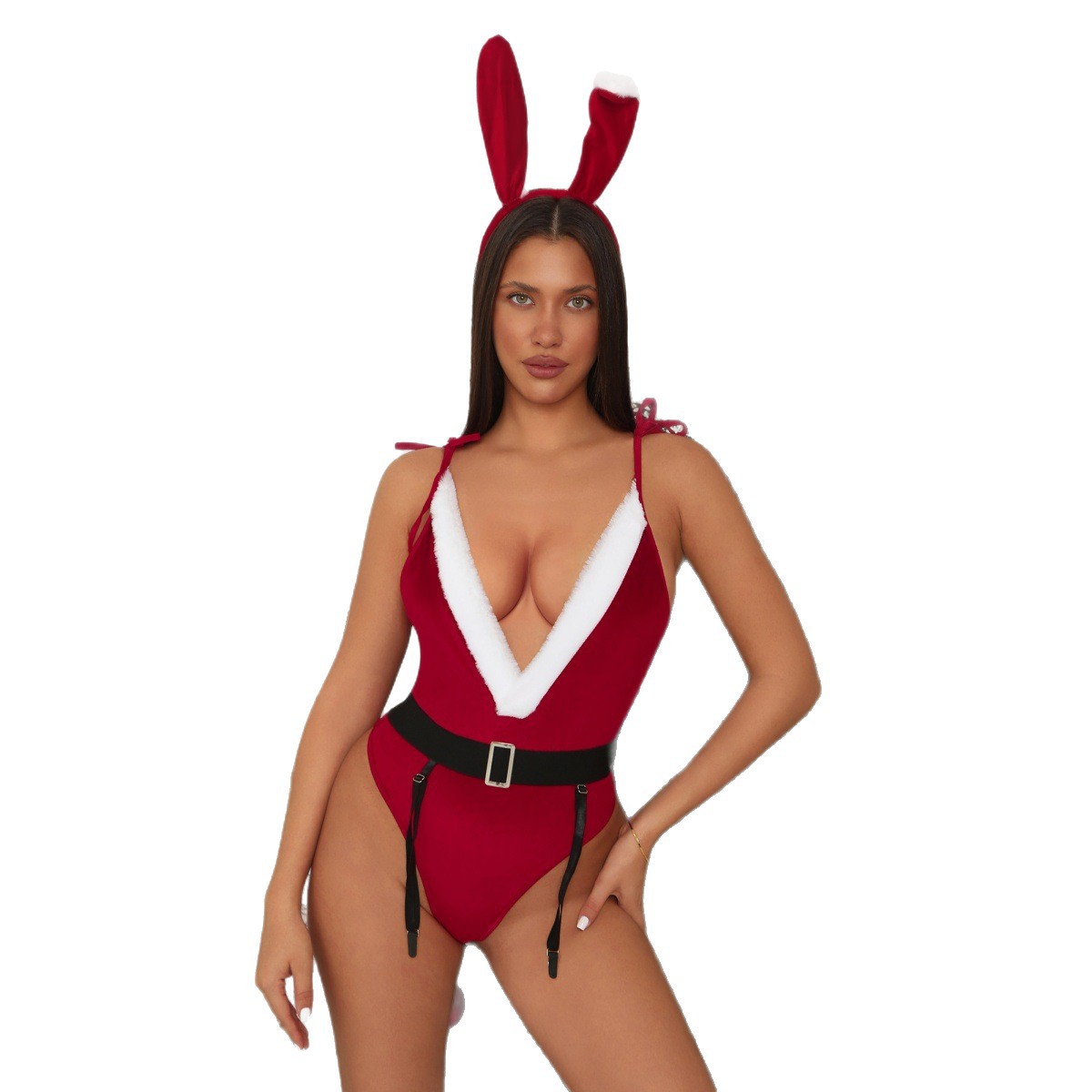 Sexy Christmas Bunny Girl Bodysuit