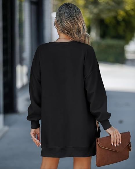 Womens Long Sleeve Pullover Sweatshirt