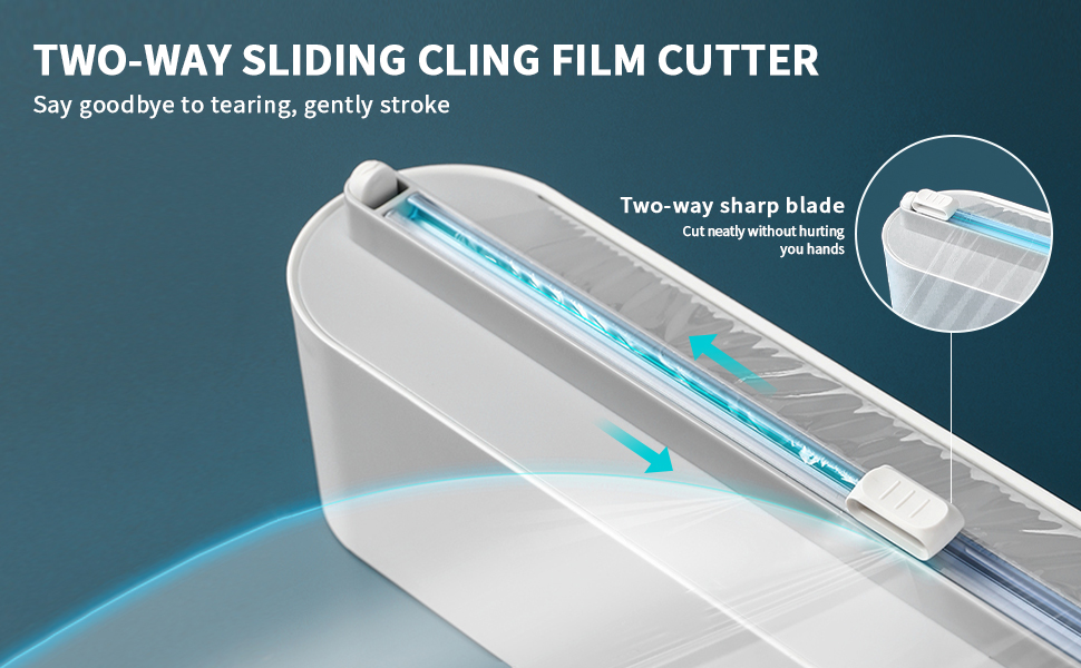 saran wrap dispenser with cutter，Tin Aluminum Foil Dispenser with Cutter，plastic wrap for food