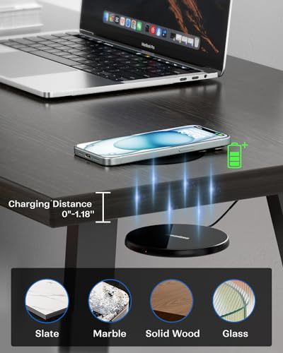30mm Under Desk Invisible Wireless Charger Mat