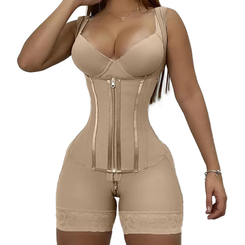 Hourglass Shaping Bodysuit with Wide Shoulder Straps
