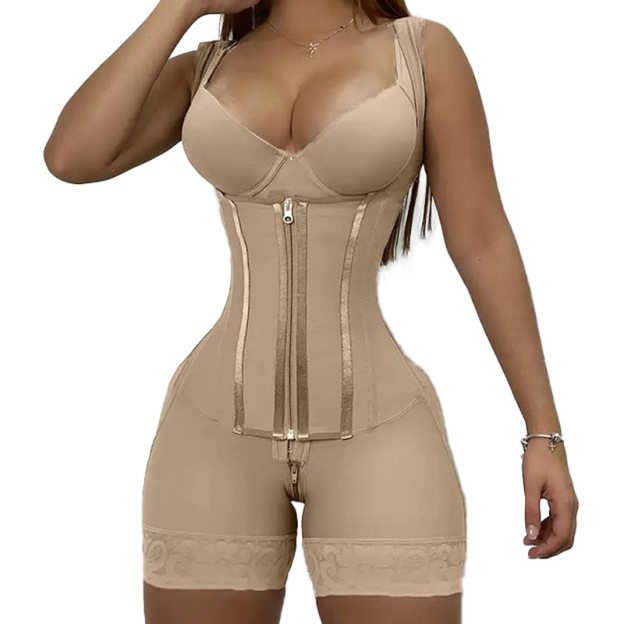 Hourglass Shaping Bodysuit with Wide Shoulder Straps
