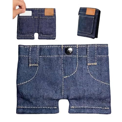 Mini Denim Jeans Wallet – Creative Pocket-Style Coin Purse