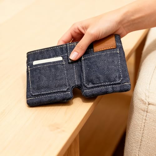 Mini Denim Jeans Wallet – Creative Pocket-Style Coin Purse
