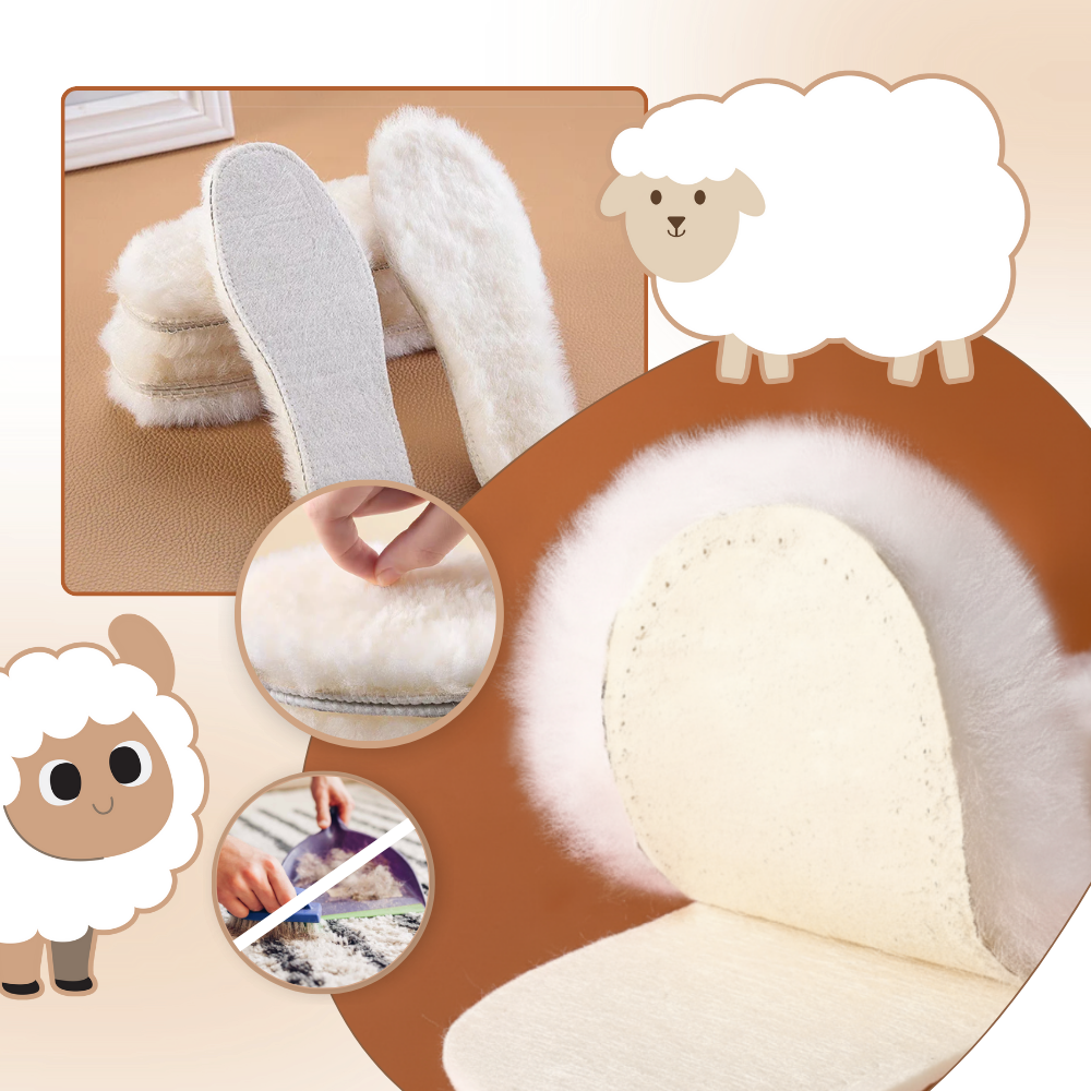 Wool shoe inserts | Felt insoles for boots | Insole replacement | Warm insoles for boots - Built to Stay Flawless - Ozerty Wool Cloud Warm Shoe Inserts - Built to Stay Flawless - Ozerty