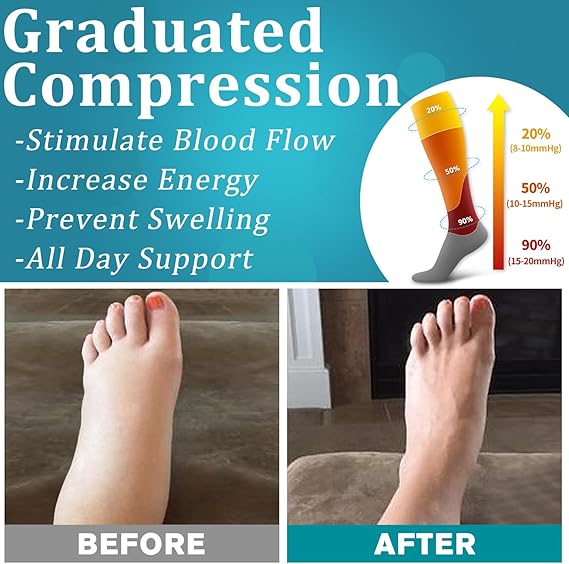 Autumn Sports Sweat-Absorbing Compression Socks