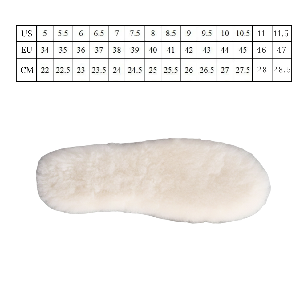 Wool shoe inserts | Felt insoles for boots | Insole replacement | Warm insoles for boots - Technical characteristics - Ozerty Wool Cloud Warm Shoe Inserts - Technical characteristics - Ozerty