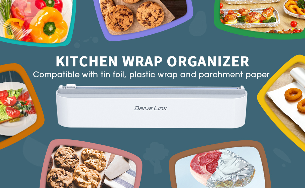 cling film，wrap dispenser， plastic wrap dispenser，wrap dispenser  with cutter，food wrap，foil cutter