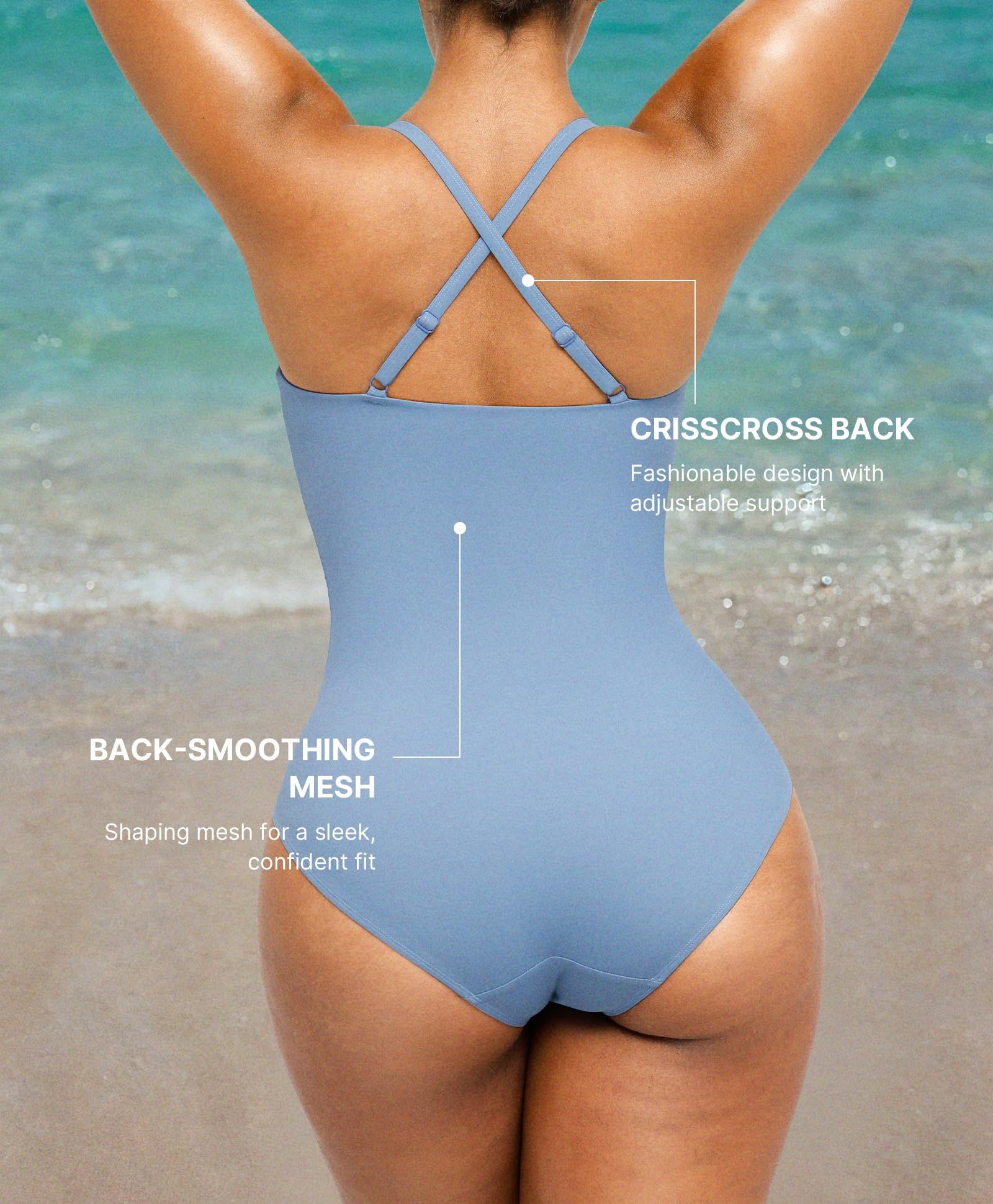 Women’s Tummy Control One-Piece Swimsuit