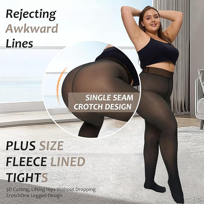 Winter Warm Fleece-Lined Tights (Outdoor Wear)