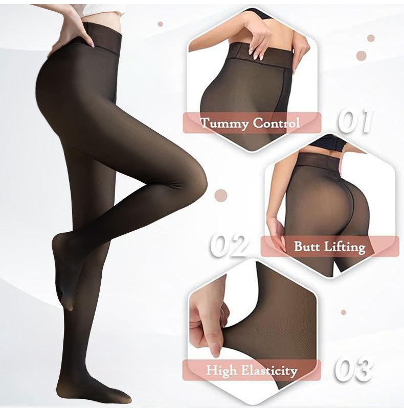 Winter Warm Fleece-Lined Tights (Outdoor Wear)