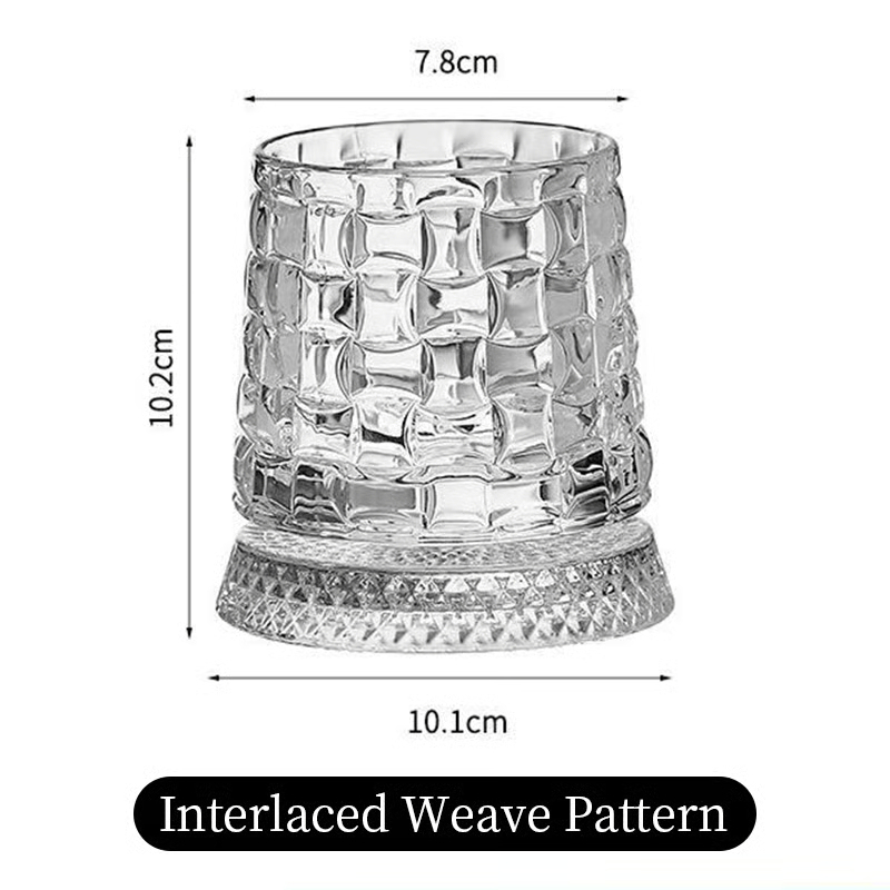 🍻The Zenith 360° Kinetic Crystal Whiskey Tumbler