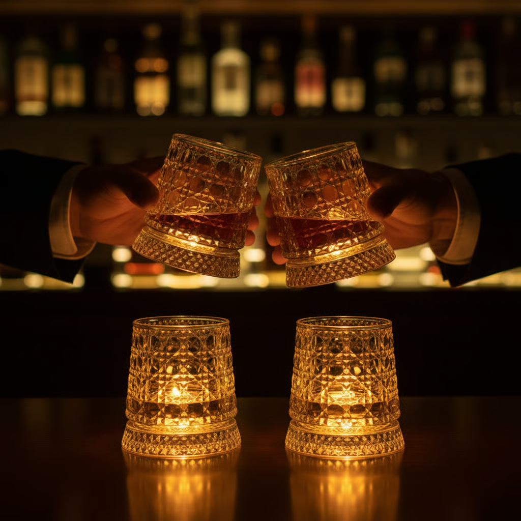 🍻The Zenith 360° Kinetic Crystal Whiskey Tumbler