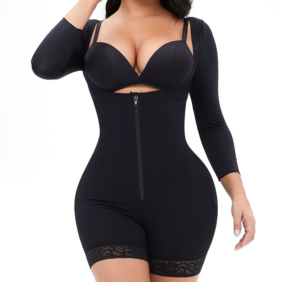 Adjustable Strap Waist Slimming Bodysuit