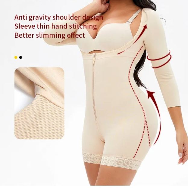 Adjustable Strap Waist Slimming Bodysuit
