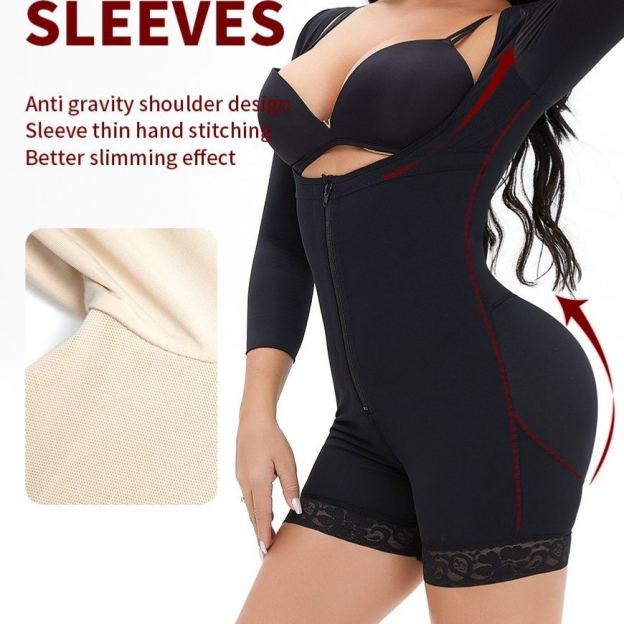 Adjustable Strap Waist Slimming Bodysuit