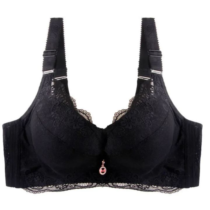 Full-coverage push-up bra that smooths side breast tissue and provides lift