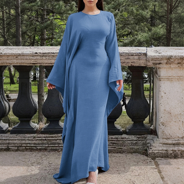 Elegant Long-Sleeve Luxe Maxi Dress
